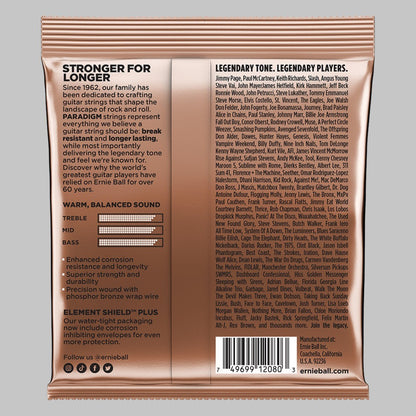 Cuerdas para guitarra acústica marca Ernie Ball, calibre 10-50