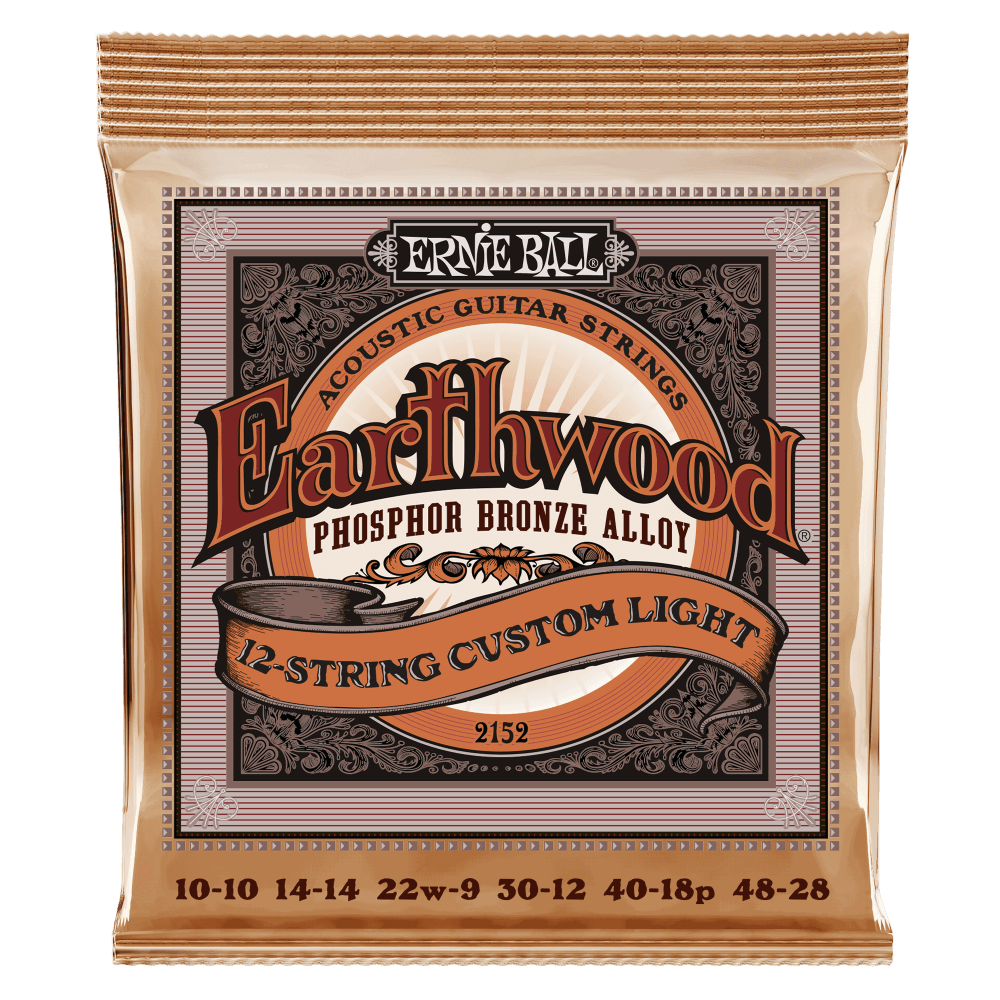 Cuerdas para guitarra docerola marca Ernie Ball, calibre 10-48