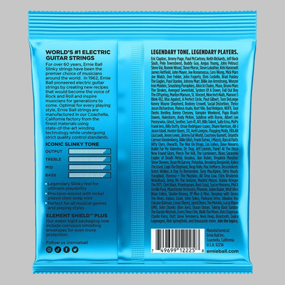 Cuerdas para guitarra eléctrica marca Ernie Ball, calibre 08-38
