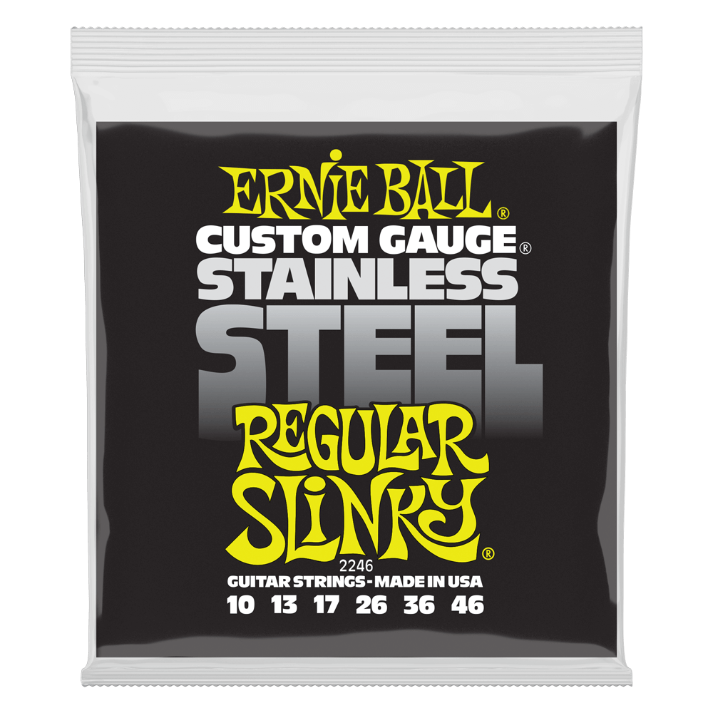 Cuerdas para guitarra eléctrica marca Ernie Ball, calibre 10-46