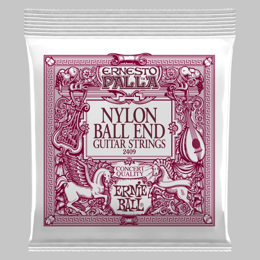 Cuerdas para guitarra clásica marca Ernie Ball, con borla, tensión media