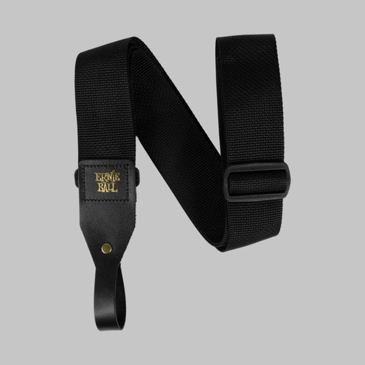 Cincho para guitarra, regionales y mandolina marca Ernie Ball serie Acoustic, color negro