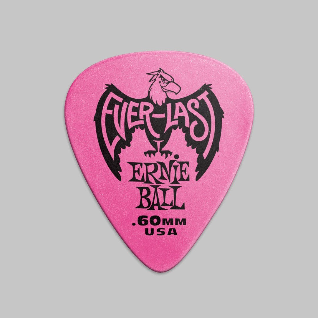 Púa marca Ernie Ball, material derlin, calibre 0.60 mm