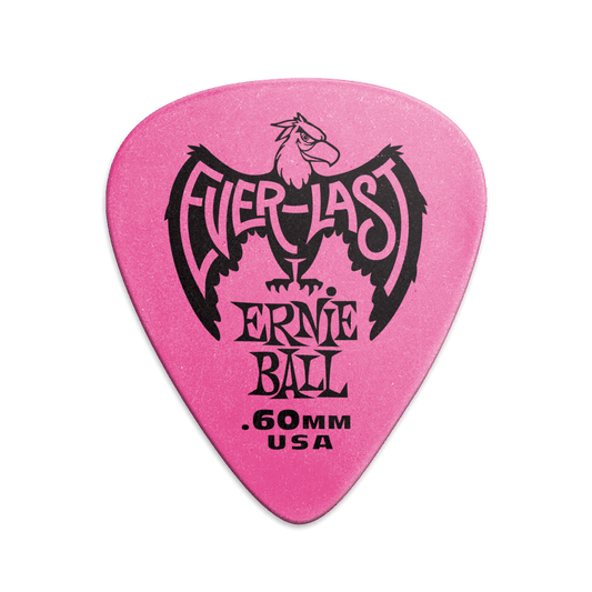 Púa para instrumentos de cuerda marca Ernie Ball serie Everlast, calibre 0.60 mm