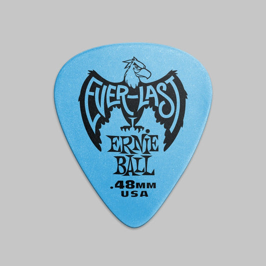 Púa marca Ernie Ball, material derlin, calibre 0.48 mm