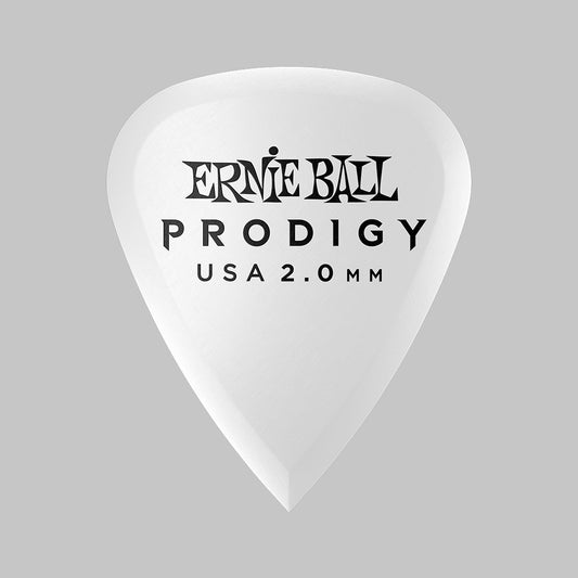 Púa marca Ernie Ball, material derlin, calibre 2.0 mm