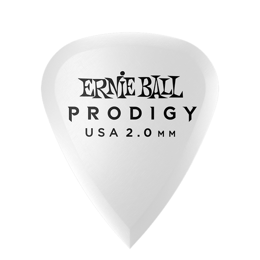 Púa para instrumentos de cuerda marca Ernie Ball serie Prodigy, calibre 2.0 mm