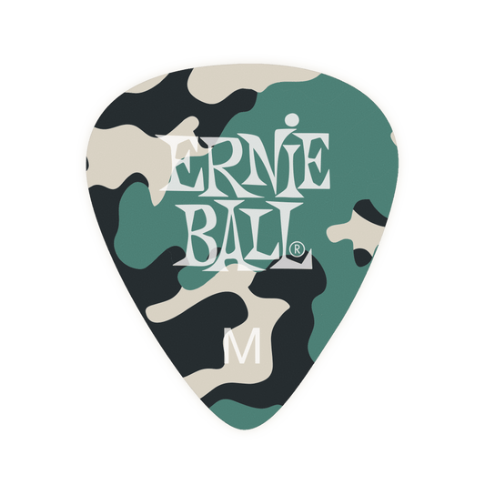 Púa para instrumentos de cuerda marca Ernie Ball serie Camo Picks, calibre 0.72 mm