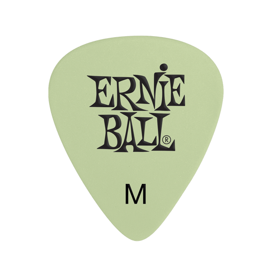 Púa para instrumentos de cuerda marca Ernie Ball serie Super Glow, calibre 0.72 mm