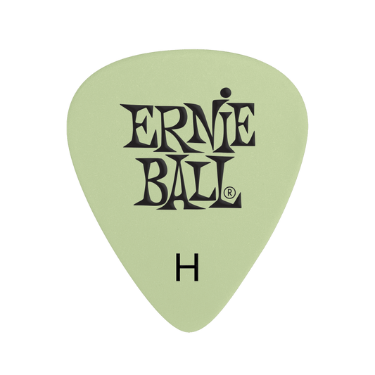 Púa para instrumentos de cuerda marca Ernie Ball serie Super Glow, calibre 0.94 mm