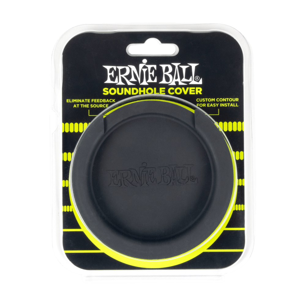 Tapaboca para guitarra marca Ernie Ball, color negro