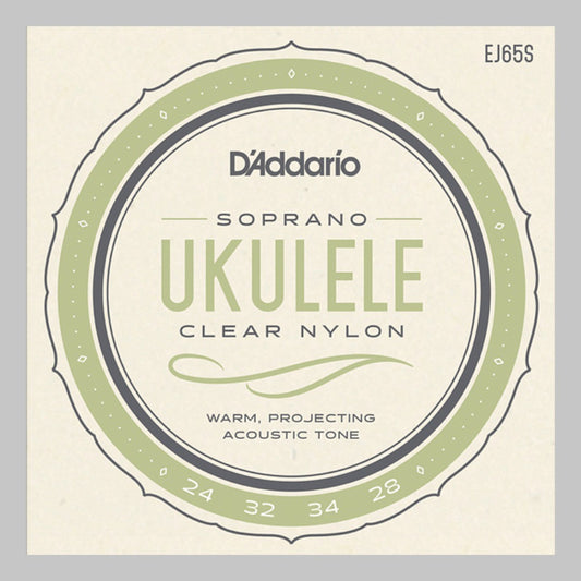 Cuerdas para ukelele soprano marca Daddario