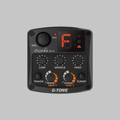 Micrófono preamplificador activo de 3 bandas para guitarra marca Cherub