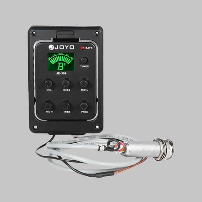 Micrófono preamplificador activo de 5 bandas para guitarra marca Joyo