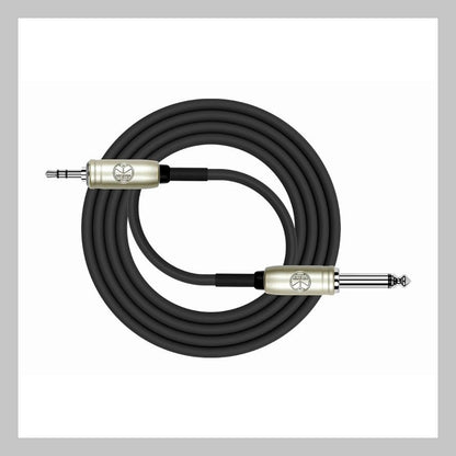 Cable 1/4 mono a 3.5 mm TRS, calibre 20, largo 6 mt, marca Kirlin