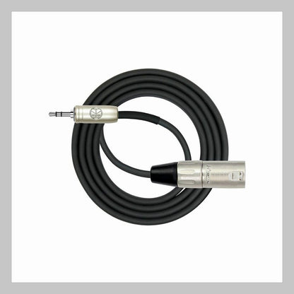 Cable XLR macho a 3.5 mm TRS, calibre 24, largo 2 mt, marca Kirlin