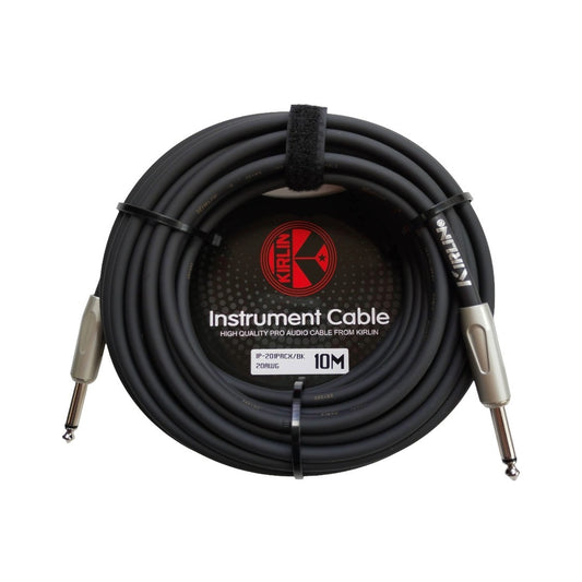 Cable para instrumento de 1/4 a 1/4, calibre 20, largo 10 mt, marca Kirlin