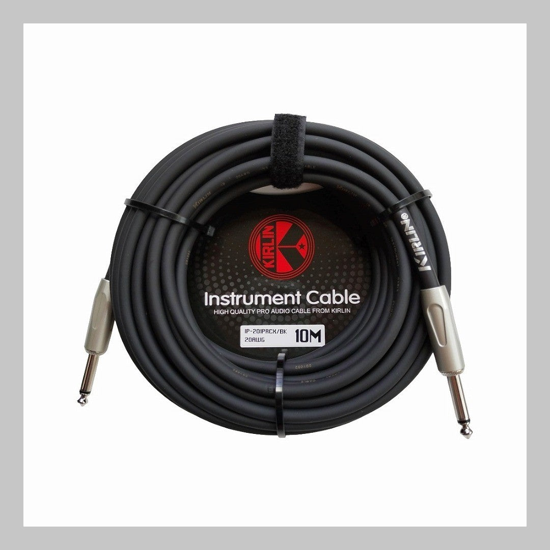 Cable 1/4 a 1/4, mono, calibre 20, largo 10 mt, marca Kirlin