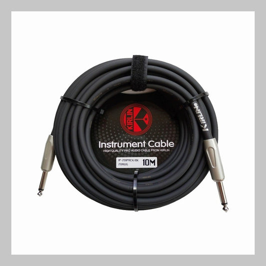Cable 1/4 a 1/4, mono, calibre 20, largo 10 mt, marca Kirlin