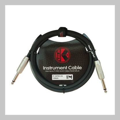 Cable 1/4 a 1/4, mono, calibre 20, largo 1 mt, marca Kirlin