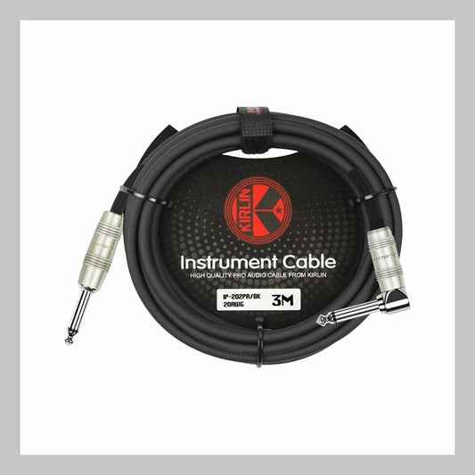 Cable 1/4 a 1/4, mono, calibre 20, largo 3 mt, marca Kirlin