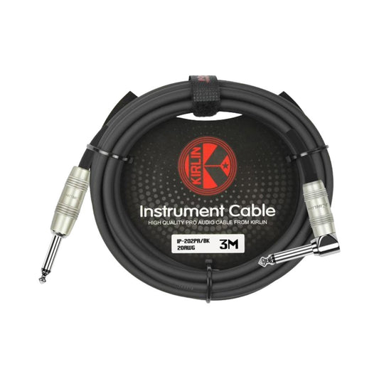 Cable para instrumento de 1/4 a 1/4, calibre 20, largo 3 mt, marca Kirlin