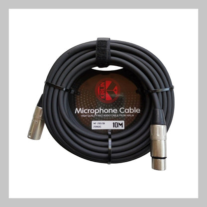 Cable XLR macho a XLR hembra, calibre 20, largo 10 mt, marca Kirlin
