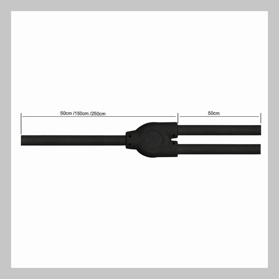Cable XLR macho a 2 XLR hembra, calibre 24, largo 1 mt, marca Kirlin