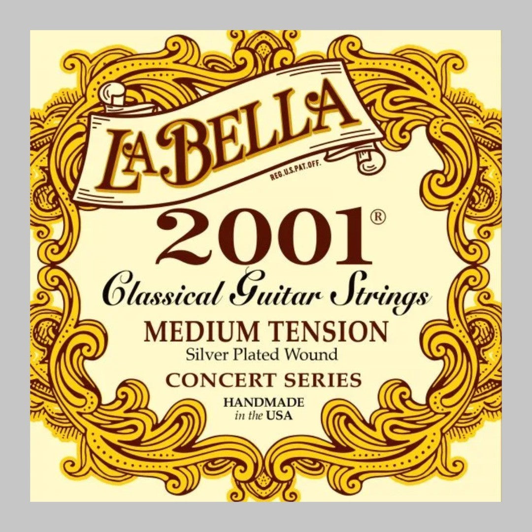 Cuerdas para guitarra clásica marca La Bella, tensión media