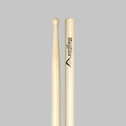Baquetas para caja de golpe seco marca Vater, madera hickory, punta de madera