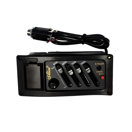 Micrófono preamplificador activo de 4 bandas para guitarra marca Alice