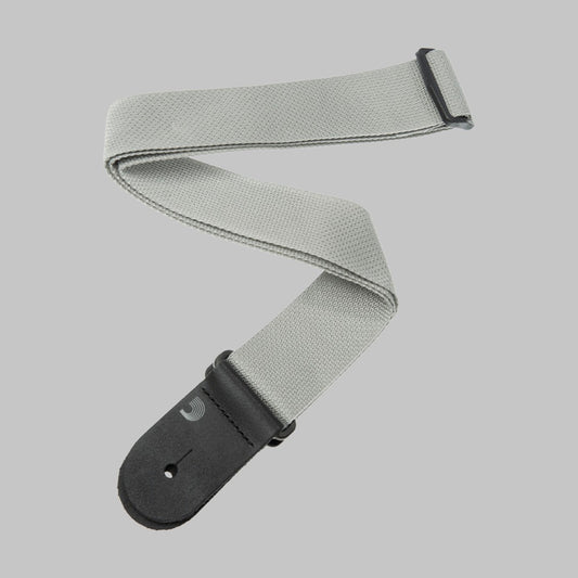 Cincho para guitarra, bajo y regionales marca Daddario serie Standard, color gris