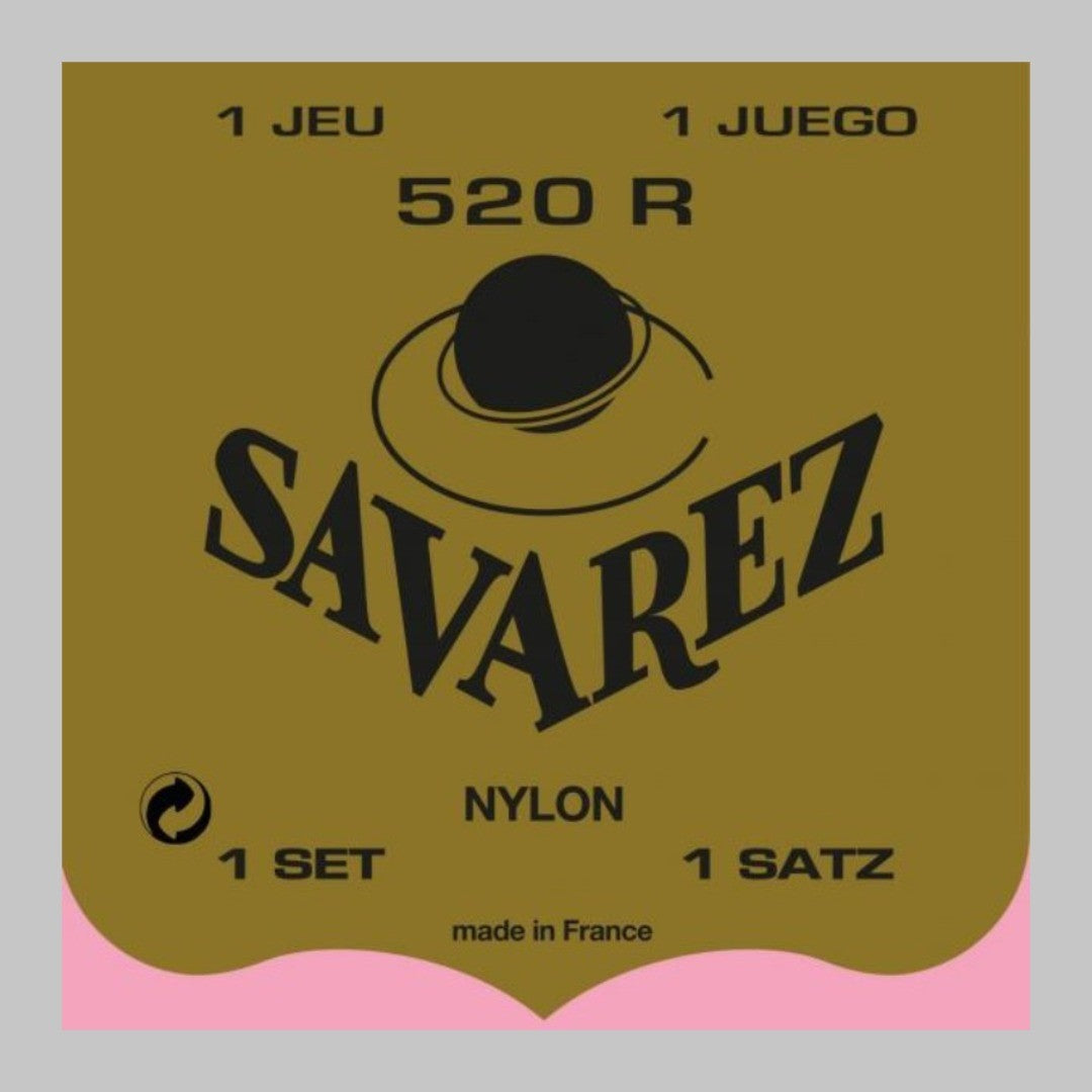 Cuerdas para guitarra clásica marca Savarez, tensión media