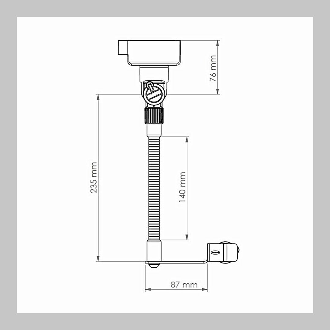 Soporte para teléfono celular marca Quik Lok