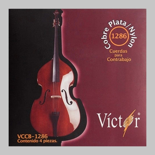 Cuerdas para contrabajo marca Victor, cuerda de nylon
