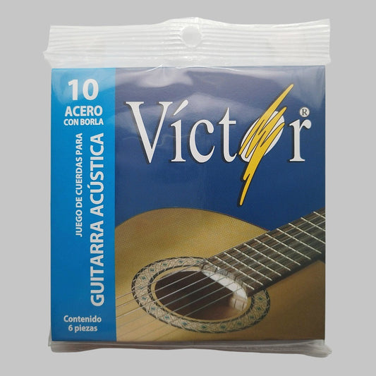 Cuerdas para guitarra acústica marca Victor, calibre 11-51