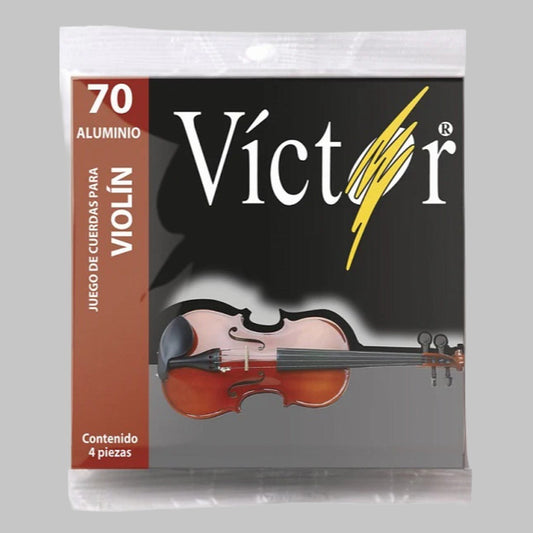 Cuerdas para violín marca Victor, cuerda de acero