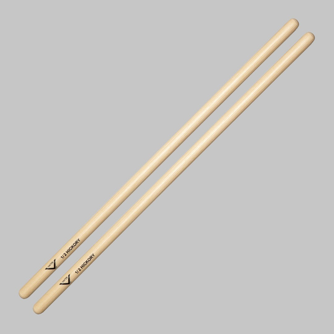 Baquetas para timbales de 1/2 marca Vater, madera hickory