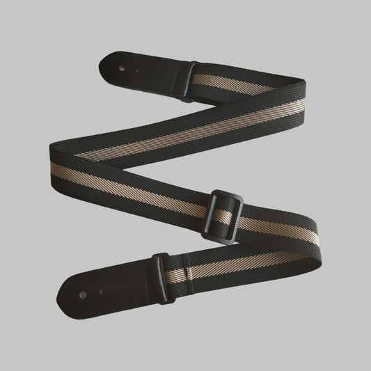Cincho para ukelele, charango y jarana marca Bocheli, color negro con beige