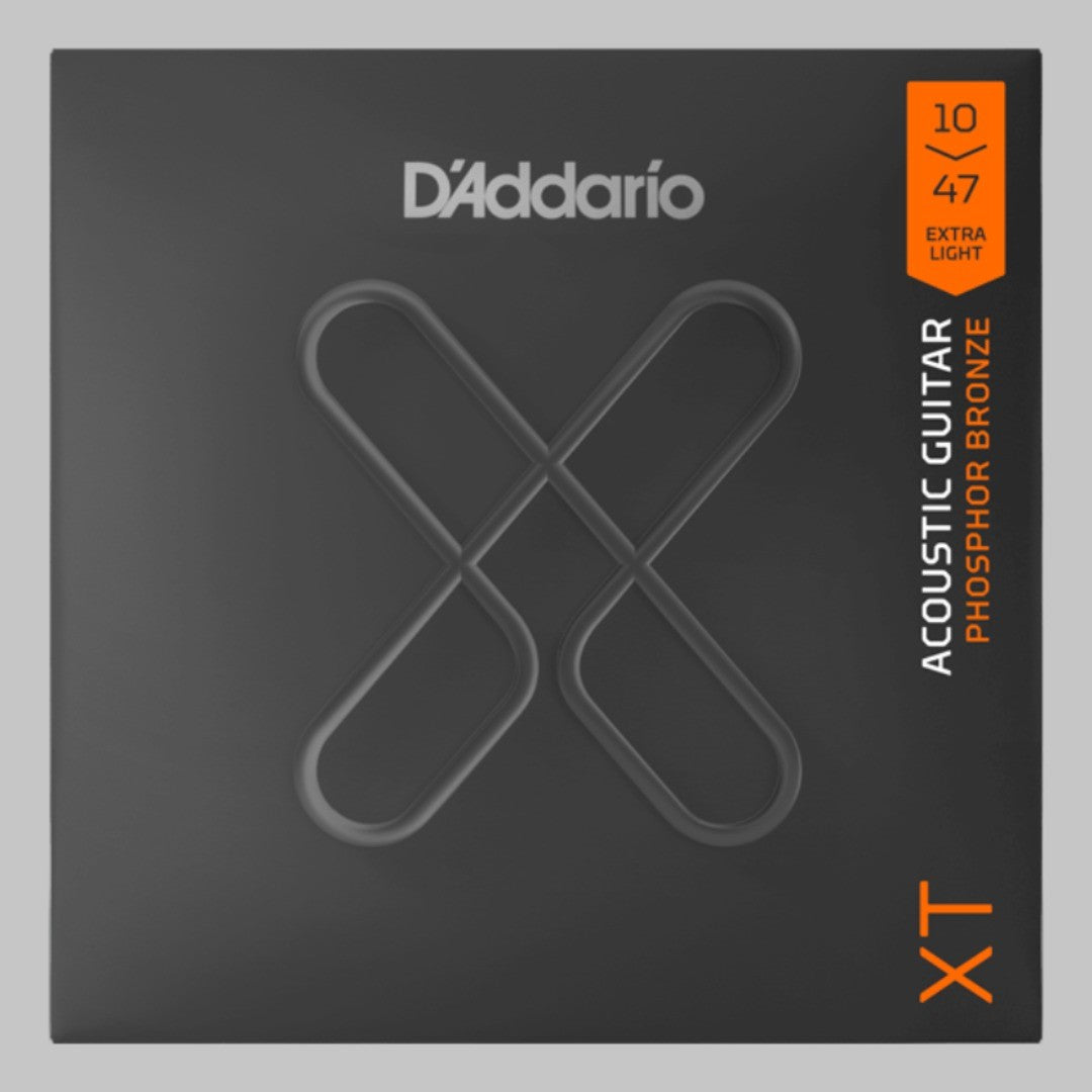 Cuerdas para guitarra acústica marca Daddario, calibre 10-47